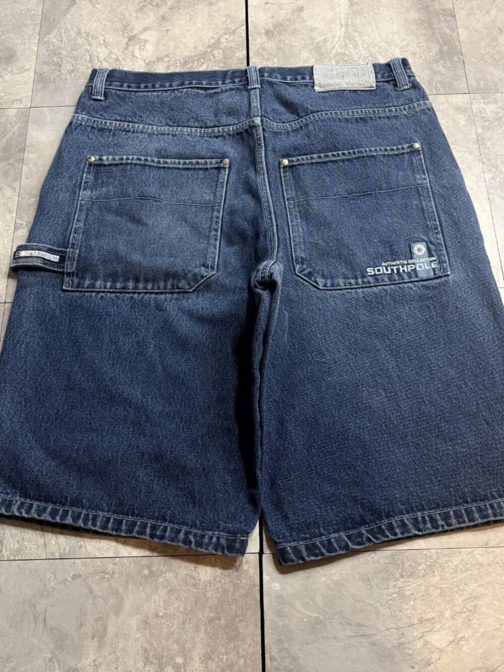 Southpole Baggy Carpenter Denim Jorts 38 Faded